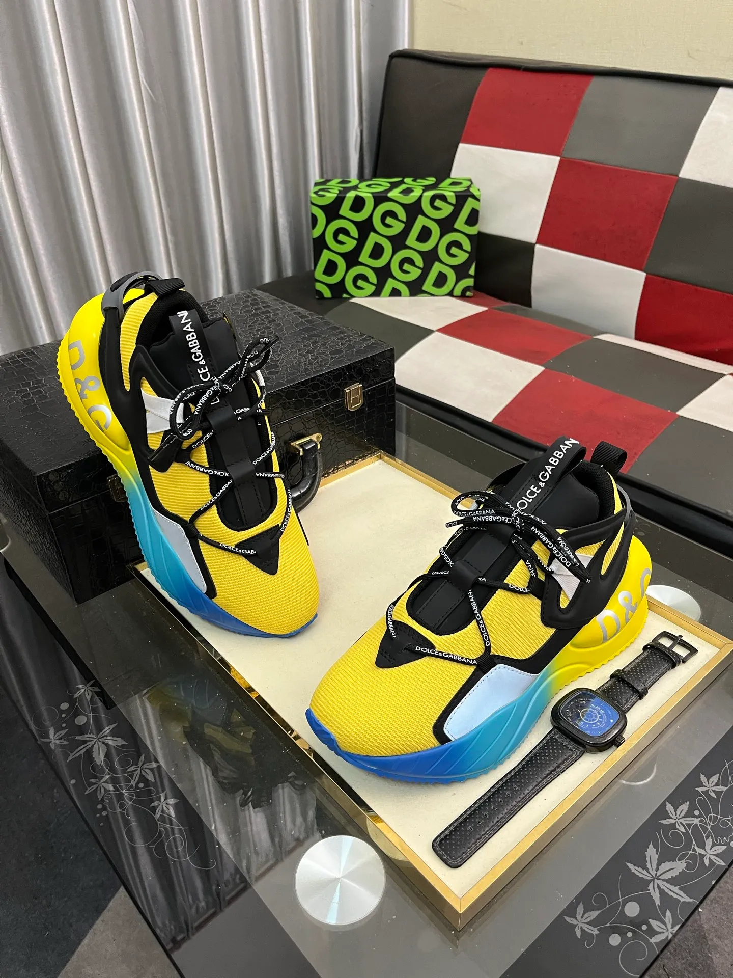 Men's men's shoes 💰540⌚️⌚️【DG～】couple casual shoes 2025z cabinet sales simultaneously 🔶Size: 35-46#️⃣ 🔷2 colors🔜The upper is made of multi-material splicing➕Mesh lining, comfortable and breathable, sole: original comfortable and wear-resistant outsole, ⚠️real thing📱photographed🎬real thing is better📢📢📢